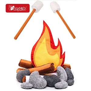 Door Wall Hanging Decoration Kids Creative DIY Felt Christmas Tree With Light W10D696